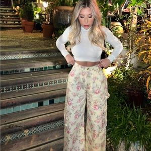 Heavy Manners Babygirl Denim in floral print